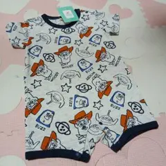 新品　トイストーリー　夏物　半袖　ロンパース　男の子　90 ピクサー