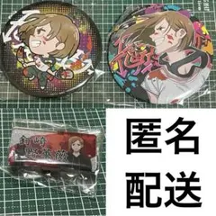 呪術廻戦 釘崎野薔薇 缶バッジ ネームバッジ セガラッキーくじ 3点セット売り