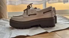 Timberland Stone Street ホワイト ローファー JP 25のサムネイル