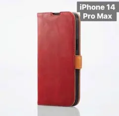 新品未開封 iPhone 14 Pro Max 手帳型 ケース レッド A91