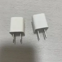 純正Apple iPhone USBコンセントプラグ 2個セット ACアダプタ