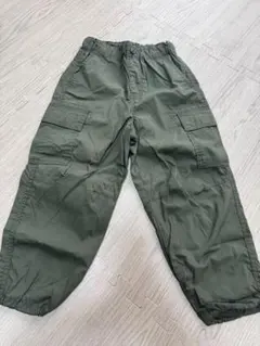 UNIQLO オリーブ カーゴパンツ 110