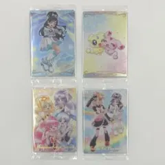 No.18、19、21、23プリキュアカードウエハース5のカード4枚
