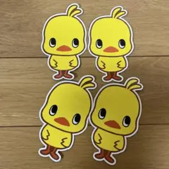 チキンラーメン ひよこちゃん ステッカー 4枚