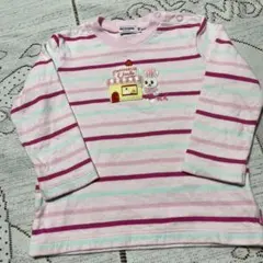 美品☆ミキハウス☆長袖カットソー☆90