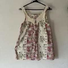 estacot 花柄 ノースリーブ ブラウスのサムネイル
