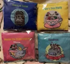 東京ディズニーリゾート限定　カプセルトイエコバッグ　4色セット 新品