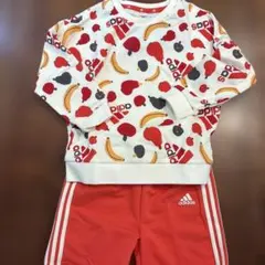 adidas キッズ トレーナー セットアップ　100cmのサムネイル