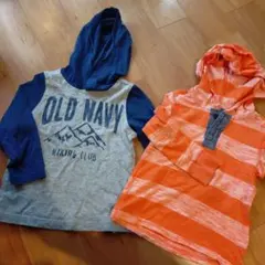 OLD NAVY フード付き Tシャツ 2T/2A　長袖