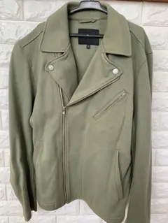 niko and ... ライダースジャケット オリーブグリーン