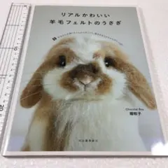 未読未使用品　リアルかわいい羊毛フェルトのうさぎ