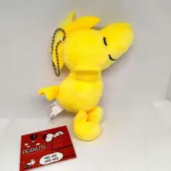 新品 スヌーピー ウッドストック マスコット ぬいぐるみ ボールチェーン