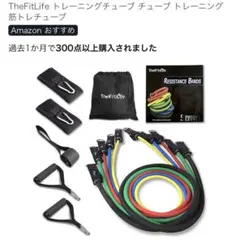 TheFitLife トレーニングチューブ トレーニング 筋トレチューブ