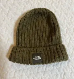 【THE NORTH FACE 】ニット帽 オリーブグリーン