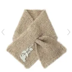 minä perhonen loloボアマフラー minä perhonen loloボアマフラー ミナペルホネンlolo刺繍ボアマフラー