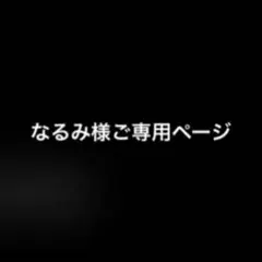 なるみ様ご専用ページ