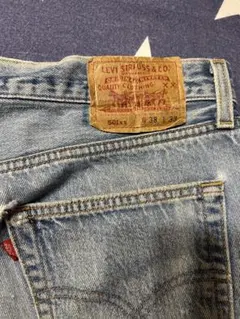Levi's 501XX W 38 ライトブルーデニム　ダメージ　ジーパン