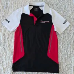Porsche Motorsport Polo ブラック/レッド/ホワイト Sのサムネイル