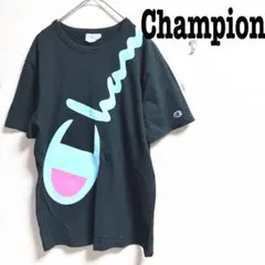 Championチャンピオン　半袖カットソー　Tシャツ　ビッグロゴ　ユニセックス
