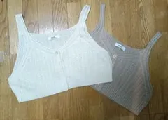 earth music&ecology ニットビスチェ2枚