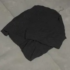GAP リブニット セーター ダークグレー Lサイズ ギャップ メンズ