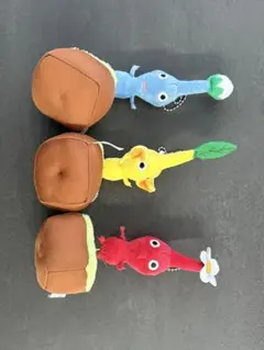 【全3種セット】ピクミン PIKMIN 引っこ抜き ぬいぐるみマスコット