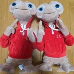 E.T. ぬいぐるみ 2体セット