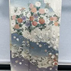 PD27 六通袋帯 国宝 姫路城風景 引箔 刺繡 絹製 - メルカリ