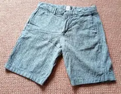 【美品/送料込】★GAP/ギャップ リネン混 ストライプショートパンツ★のサムネイル