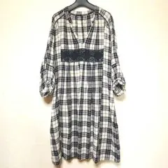 AS KNOW AS バルーン７分袖ワンピース