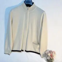 C'EST MOIJEU FEMME アイボリー ジップアップカーディガン Fのサムネイル