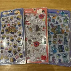 ミニオンズ ベイマックス モンスターズ インク　プチドロップステッカー