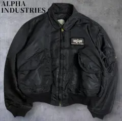 ALPHA アルファ USA製 CWU45/P フライトジャケット XL 黒