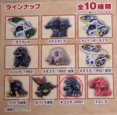 ゴジラ ミニソフビ クロニクル MOTHRA SAGA ゴジラ（2001）新品