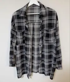 SHEIN Dazy チェック柄 シアーシャツ 長袖のサムネイル