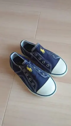 ポロ・ラルフ・ローレン ネイビー スリッポン