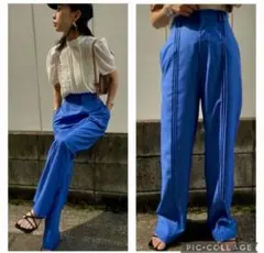 Ameri LINE PIN TUCK STRAIGHT PANTS