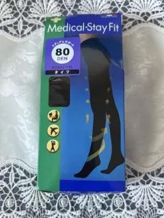 Medical Stay Fit 着圧タイツ　ブラック LL-3L 【未使用品】