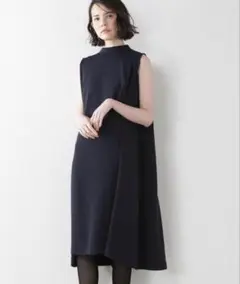 foufou 2wayフロントタックジャンパースカート ネイビー S - メルカリ