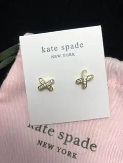kate spade ゴールド クロスピアス