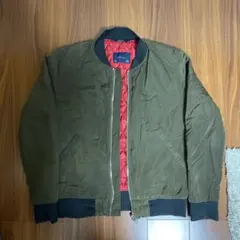 ZARA MAN MA-1ジャケット Mサイズ オリーブグリーン
