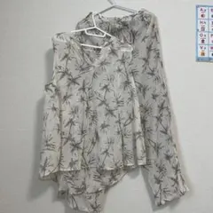 Samansa Mos2 blue きれいでエレガントセットアップ