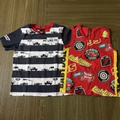 Disney Pixar Cars 半袖Tシャツ 115& ベビードール　120