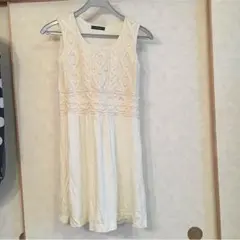 レイビームス ワンピース オフホワイト