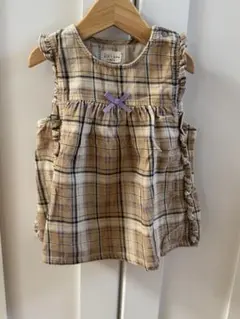 Kid's Zoo チェックワンピース 90cm