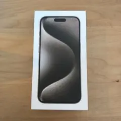 Apple iPhone 15 Pro スペースブラックの箱