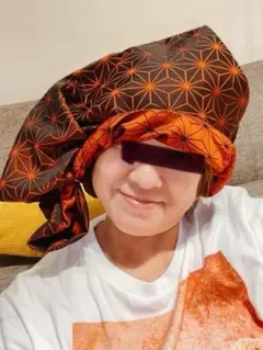 リメイク赤の道行コート＆袖帽子