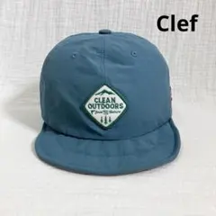 【美品】Clef クレ　 RONNIE B.CAP ブルーグレー