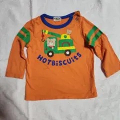 HOT BISCUITS クレーン車Tシャツ 95cm　長袖