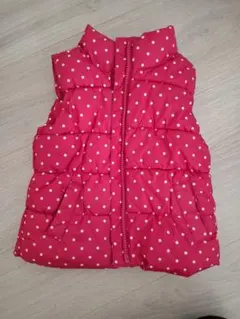 babyGap ピンク 水玉 ベビーベスト 18-24m